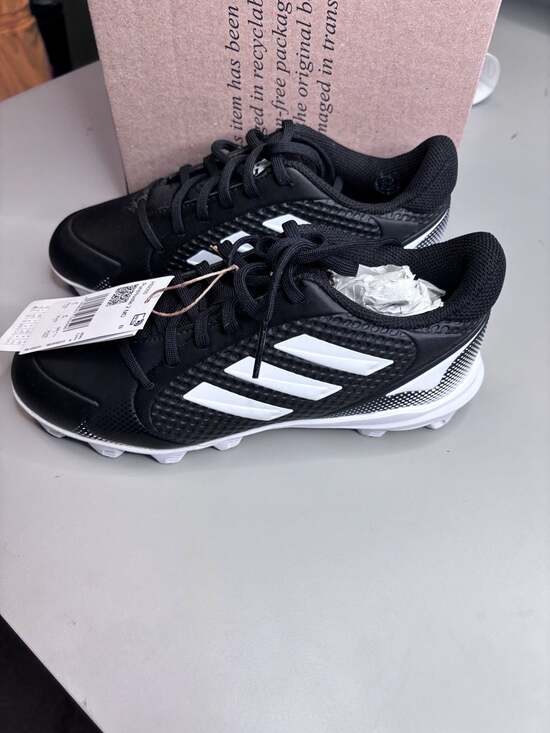 Adidas Shoes - Adidas PureHustle 2 MD Baseball/Softball Cleats - Black/White size 5.5